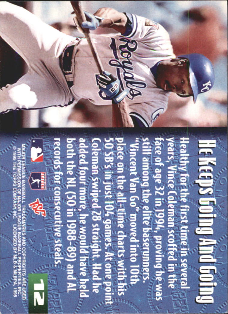 1995 Stadium Club Members Only Baseball - Picture 23 of 95