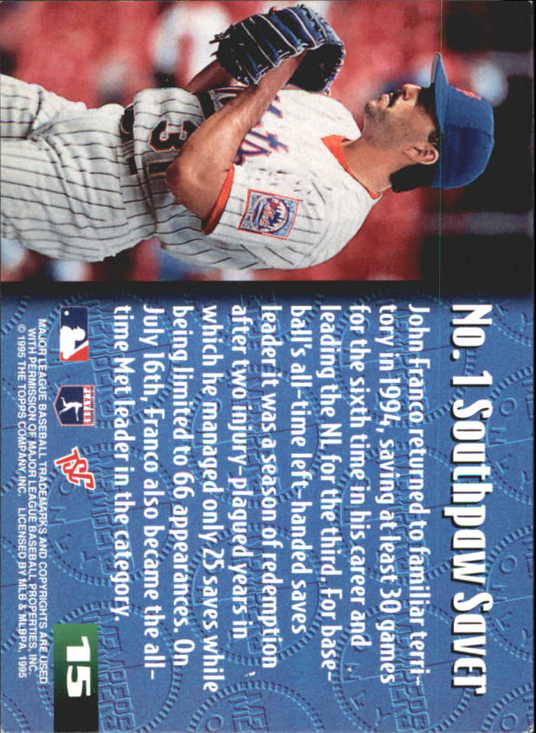 1995 Stadium Club Members Only Baseball - Picture 27 of 95