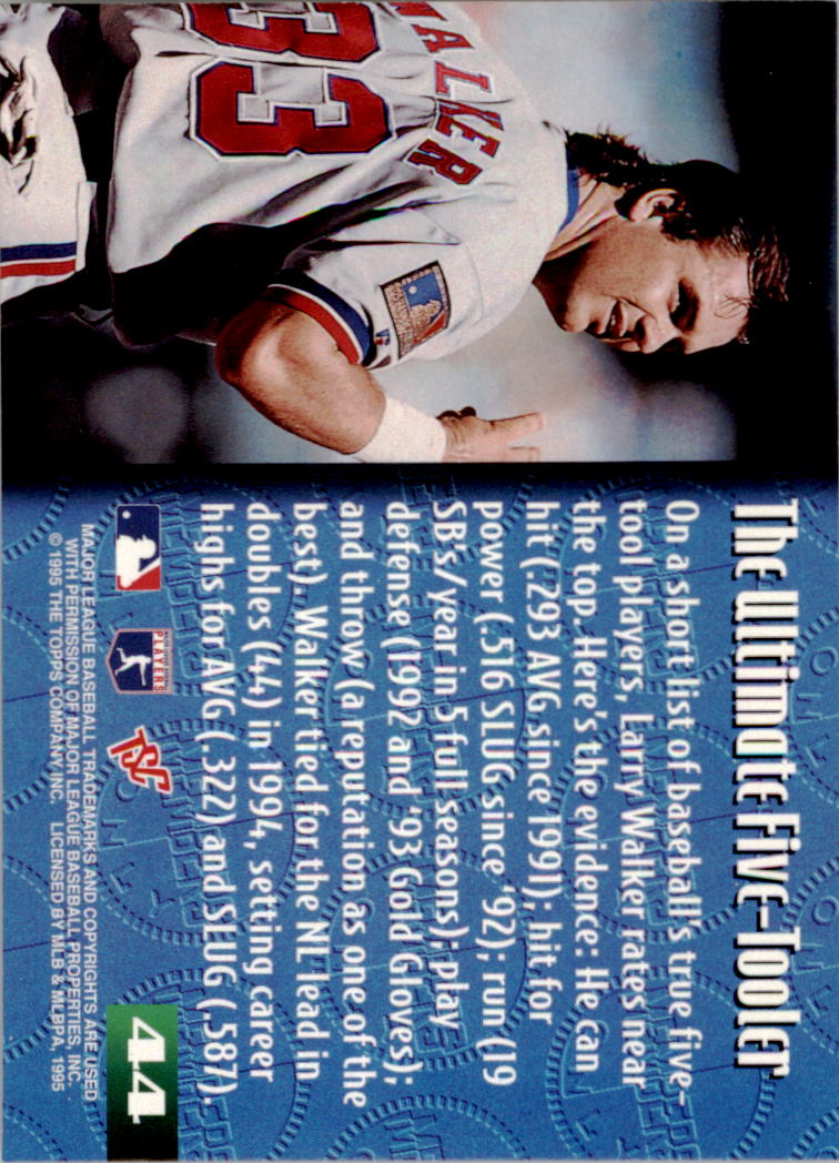 1995 Stadium Club Members Only Baseball - Picture 83 of 95