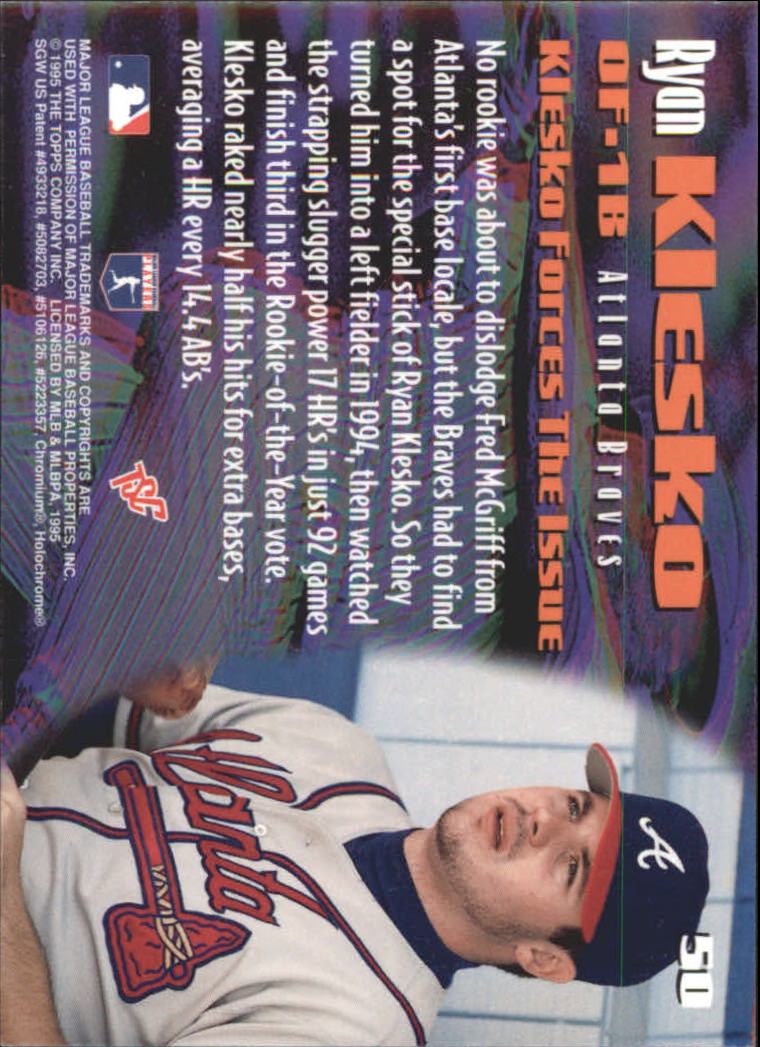 1995 Stadium Club Members Only Baseball - Picture 95 of 95
