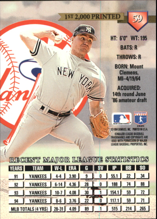 Tarjetas paralelas de béisbol Donruss 1995 ""Pruebas de prensa - Imagen 17 de 71