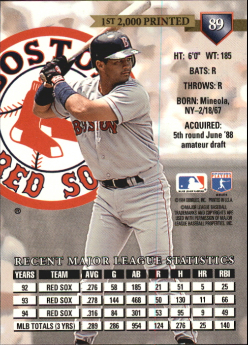 Tarjetas paralelas de béisbol Donruss 1995 ""Pruebas de prensa - Imagen 19 de 71