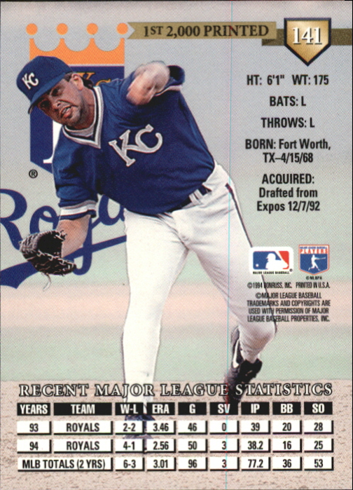 Tarjetas paralelas de béisbol Donruss 1995 ""Pruebas de prensa - Imagen 29 de 71