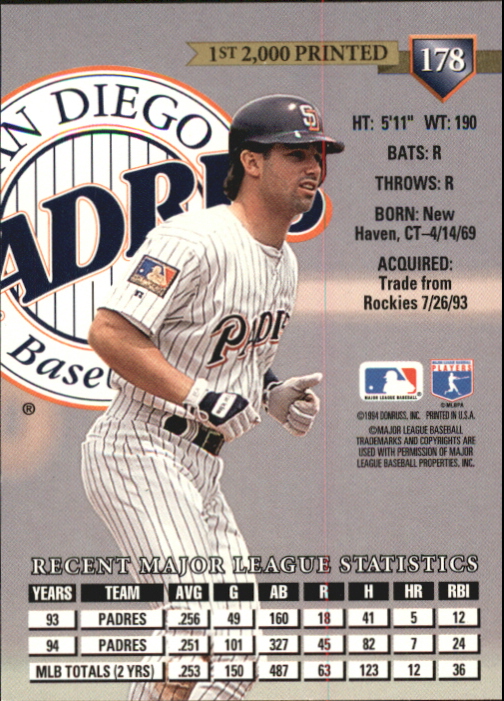 Tarjetas paralelas de béisbol Donruss 1995 ""Pruebas de prensa - Imagen 35 de 71
