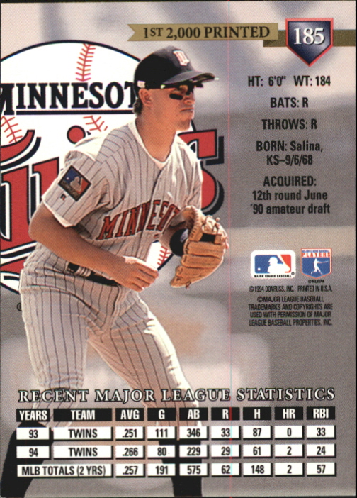 Tarjetas paralelas de béisbol Donruss 1995 ""Pruebas de prensa - Imagen 37 de 71