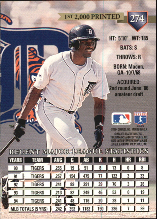 Tarjetas paralelas de béisbol Donruss 1995 ""Pruebas de prensa - Imagen 45 de 71