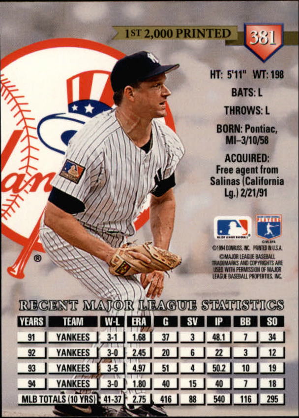 Tarjetas paralelas de béisbol Donruss 1995 ""Pruebas de prensa - Imagen 61 de 71