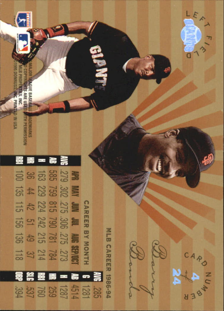 1995 Leaf Limited Baseball "Gold" Insert Cards - Picture 9 of 45