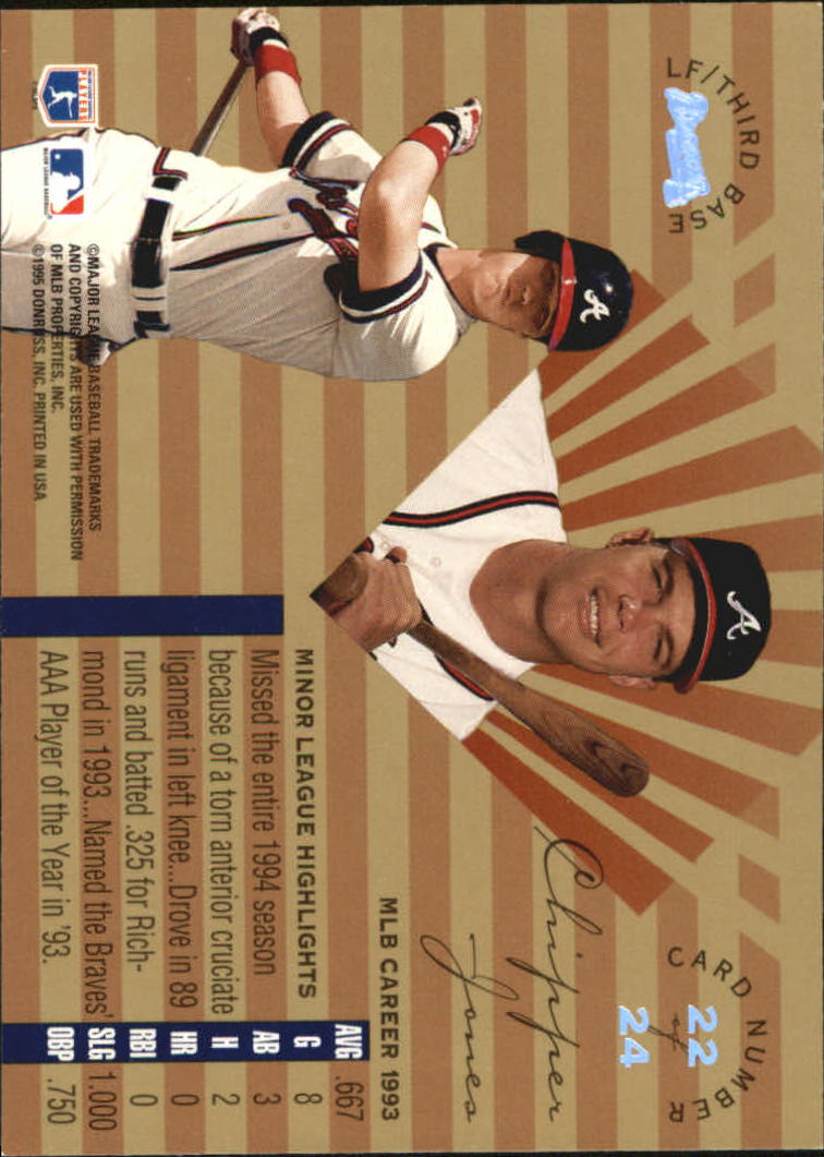 1995 Leaf Limited Baseball "Gold" Insert Cards - Picture 41 of 45