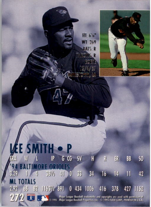1995 Ultra (Fleer) Baseball "Main Set" Cards #251 to #450 - Picture 21 of 199