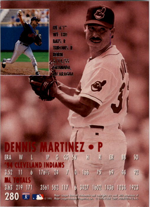 1995 Ultra (Fleer) Baseball "Main Set" Cards #251 to #450 - Picture 31 of 199