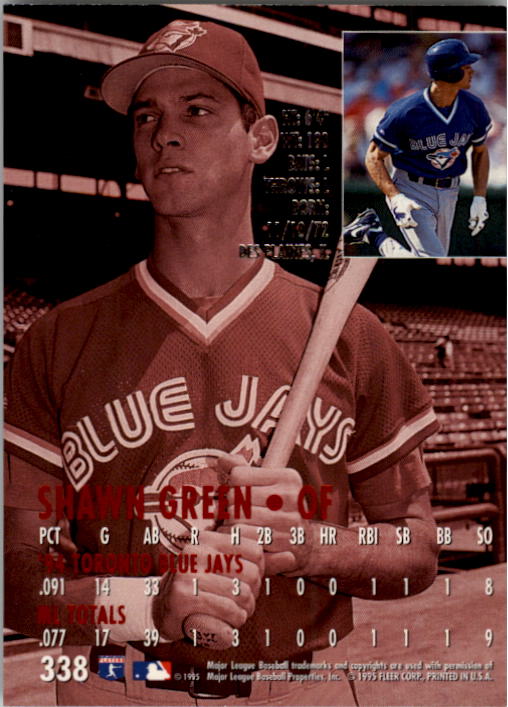 1995 Ultra (Fleer) Baseball "Main Set" Cards #251 to #450 - Picture 71 of 199
