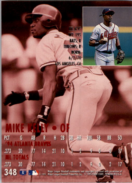 1995 Ultra (Fleer) Baseball "Main Set" Cards #251 to #450 - Picture 77 of 199