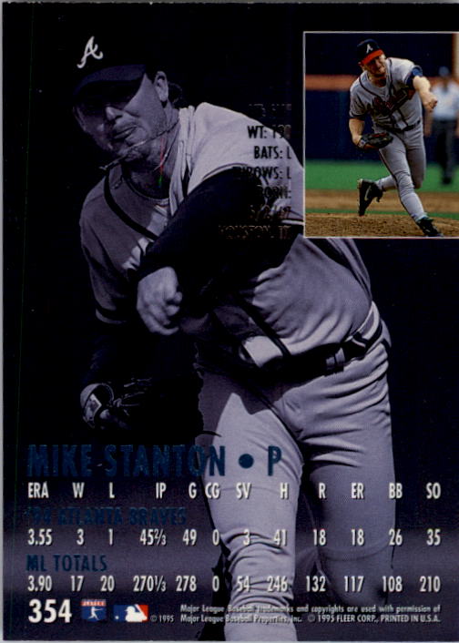 1995 Ultra (Fleer) Baseball "Main Set" Cards #251 to #450 - Picture 89 of 199