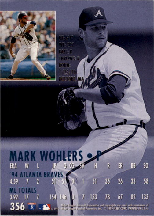 1995 Ultra (Fleer) Baseball "Main Set" Cards #251 to #450 - Picture 93 of 199