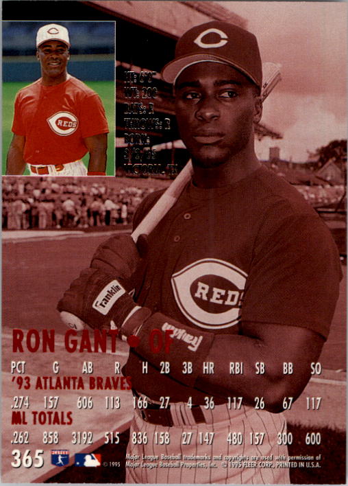 1995 Ultra (Fleer) Baseball "Main Set" Cards #251 to #450 - Picture 103 of 199