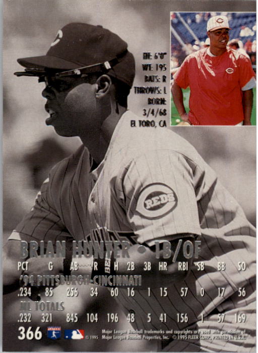1995 Ultra (Fleer) Baseball "Main Set" Cards #251 to #450 - Picture 105 of 199