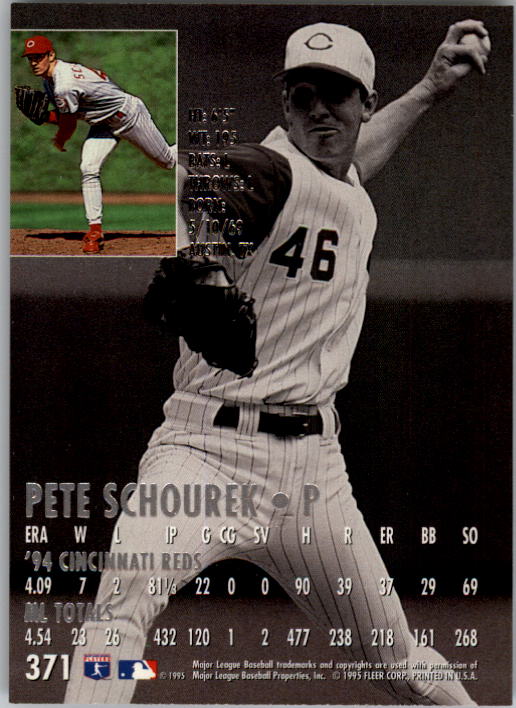 1995 Ultra (Fleer) Baseball "Main Set" Cards #251 to #450 - Picture 115 of 199