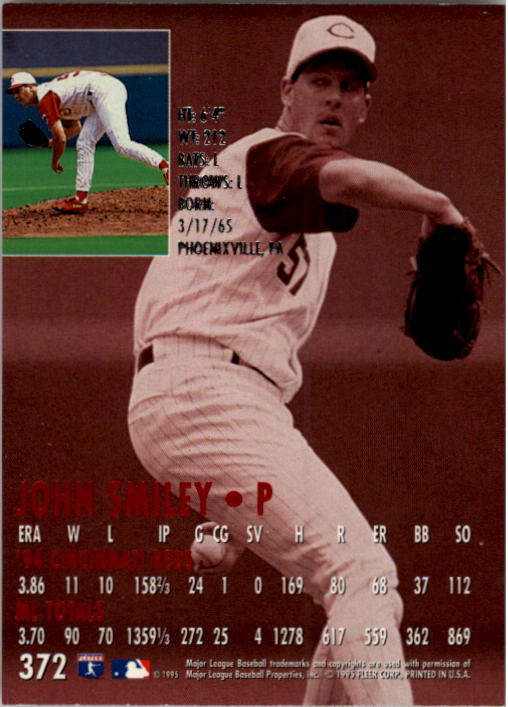 1995 Ultra (Fleer) Baseball "Main Set" Cards #251 to #450 - Picture 117 of 199