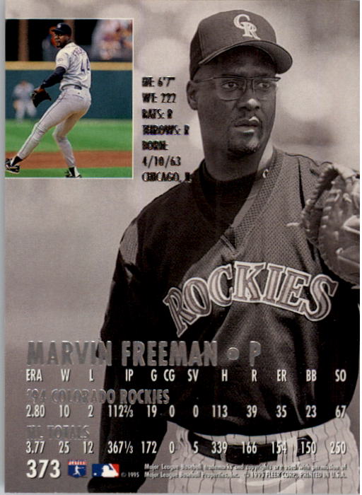 1995 Ultra (Fleer) Baseball "Main Set" Cards #251 to #450 - Picture 119 of 199