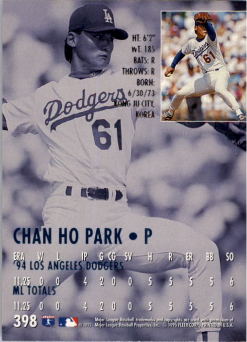 1995 Ultra (Fleer) Baseball "Main Set" Cards #251 to #450 - Picture 149 of 199