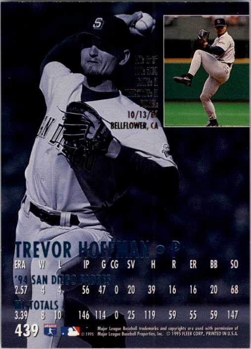 1995 Ultra (Fleer) Baseball "Main Set" Cards #251 to #450 - Picture 189 of 199