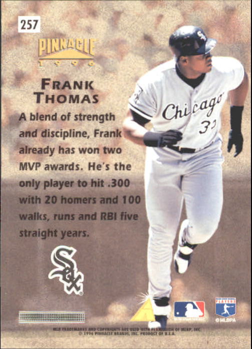1996 Pinnacle Baseball Card Pick 251 399 EBay