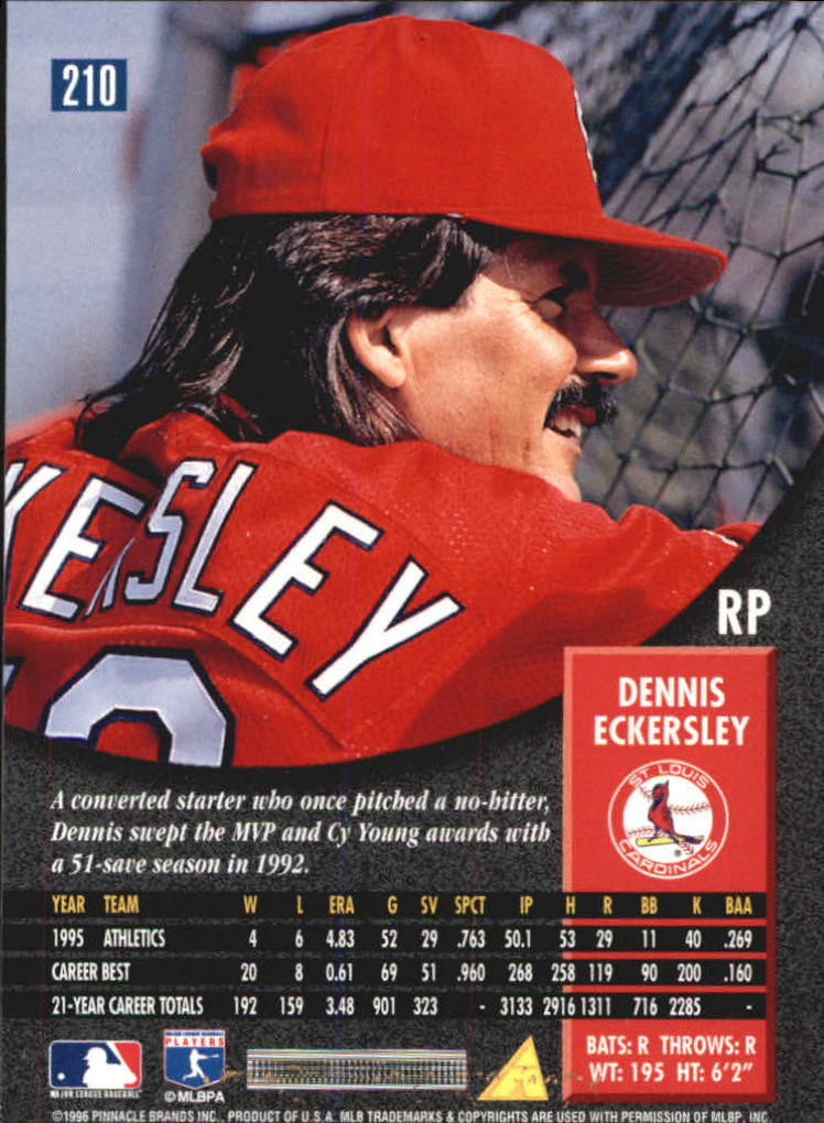 1996 Pinnacle Foil Baseball Card Pick EBay