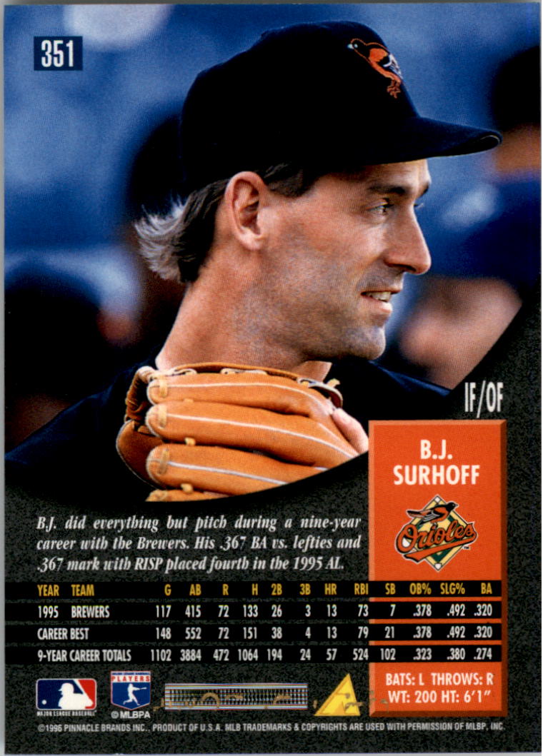 1996 Pinnacle Foil Baseball Card Pick EBay