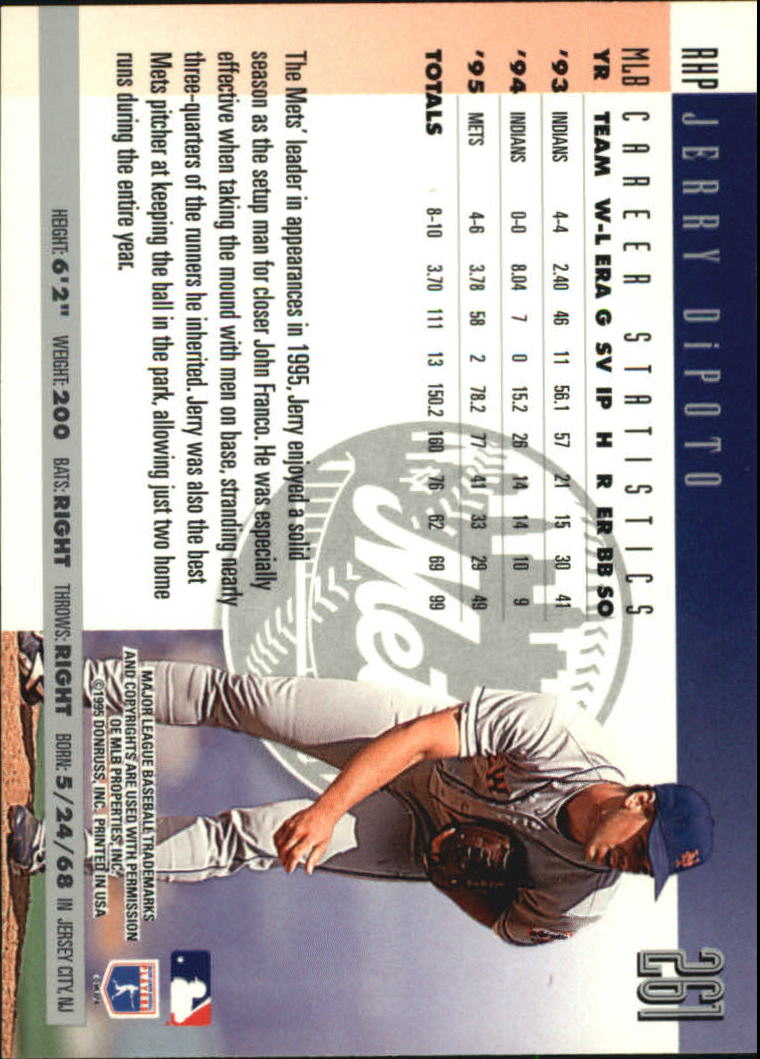 1996 Donruss Baseball "Main Set" Base Cards #251 to #550 - Picture 23 of 315