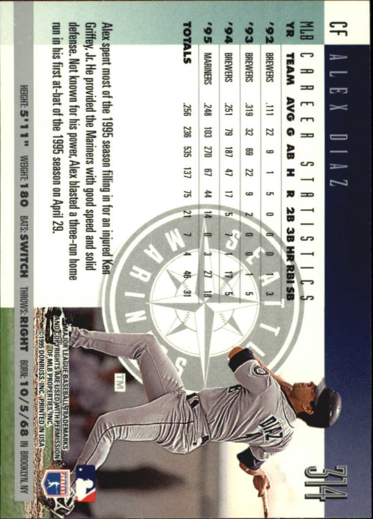 1996 Donruss Baseball Card Pick 302-549 - Picture 27 of 481