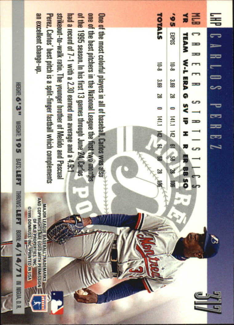 1996 Donruss Baseball Card Pick 302-549 - Picture 33 of 481