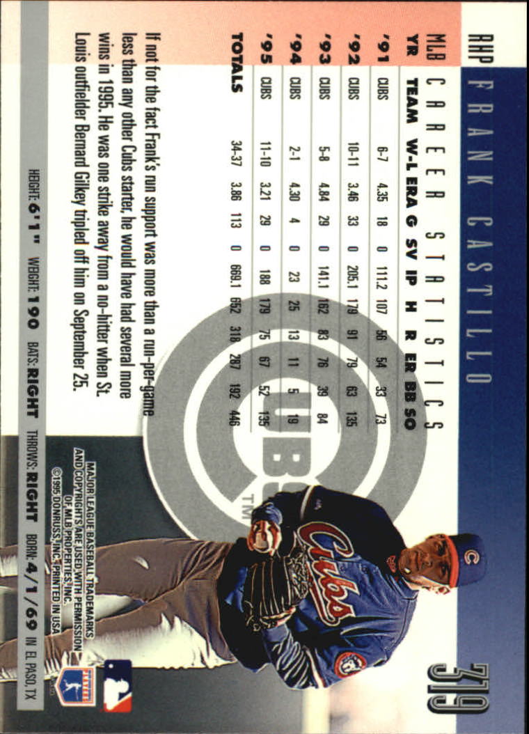 1996 Donruss Baseball Card Pick 302-549 - Picture 37 of 481