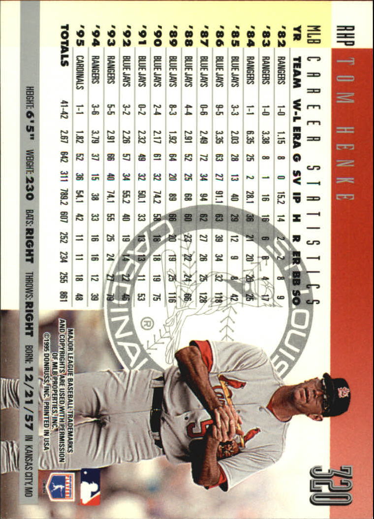 1996 Donruss Baseball Card Pick 302-549 - Picture 39 of 481