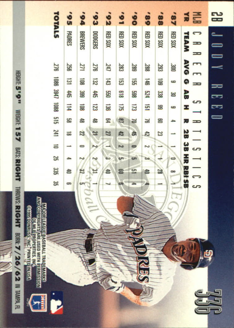 1996 Donruss Baseball Card Pick 302-549 - Picture 65 of 481