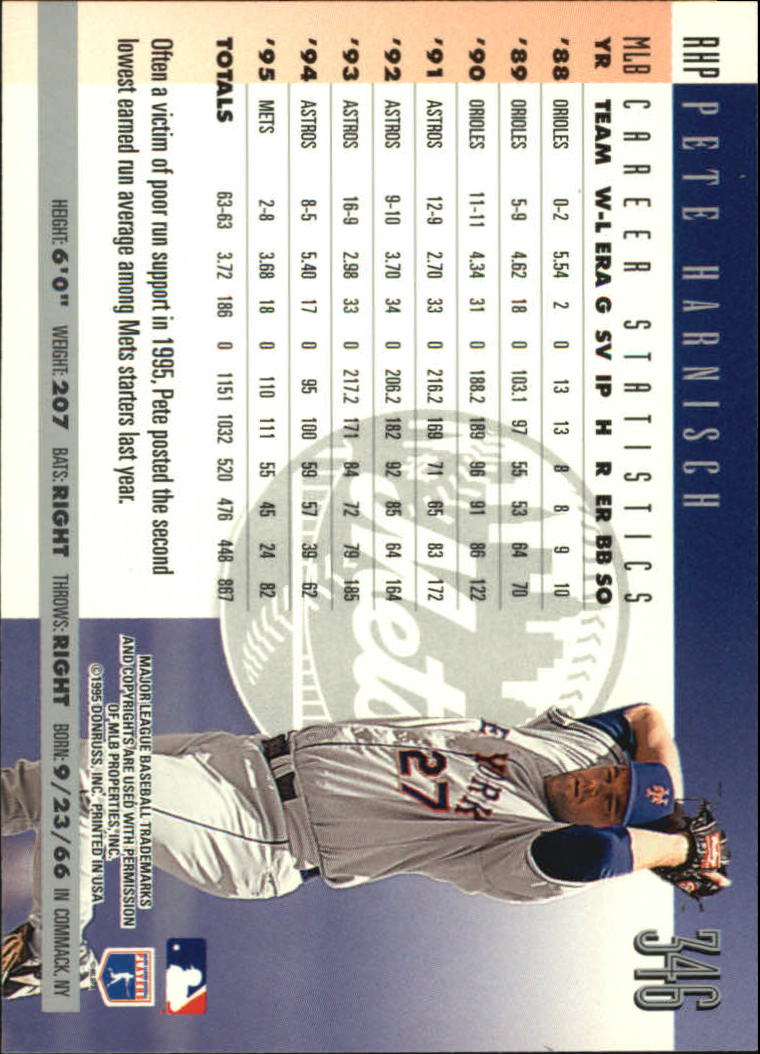 1996 Donruss Baseball Card Pick 302-549 - Picture 85 of 481
