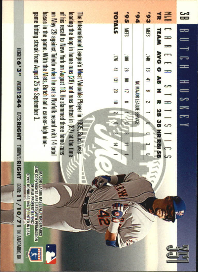1996 Donruss Baseball Card Pick 302-549 - Picture 95 of 481