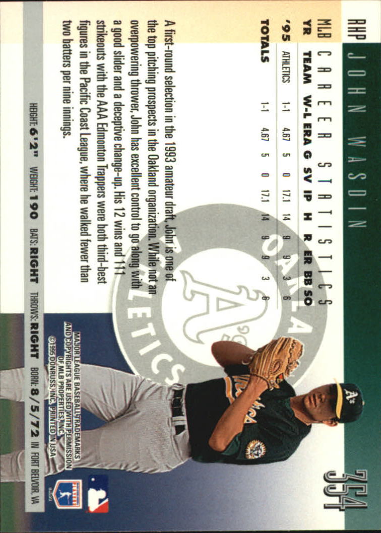 1996 Donruss Baseball Card Pick 302-549 - Picture 101 of 481
