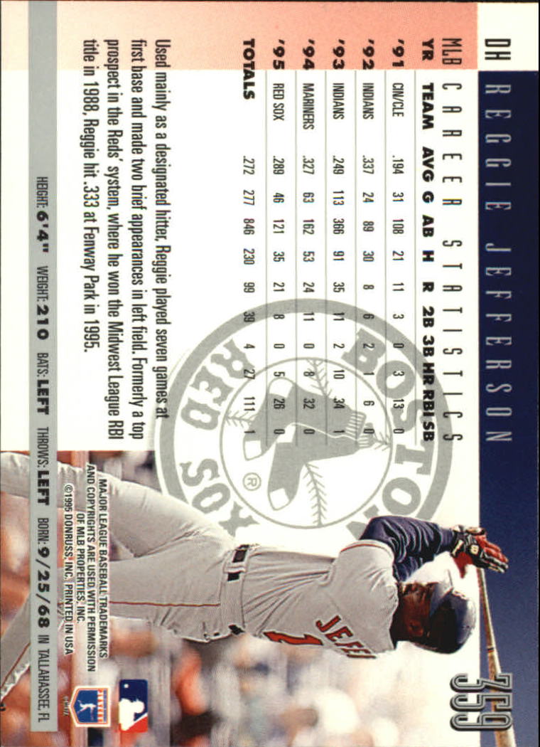 1996 Donruss Baseball Card Pick 302-549 - Picture 111 of 481