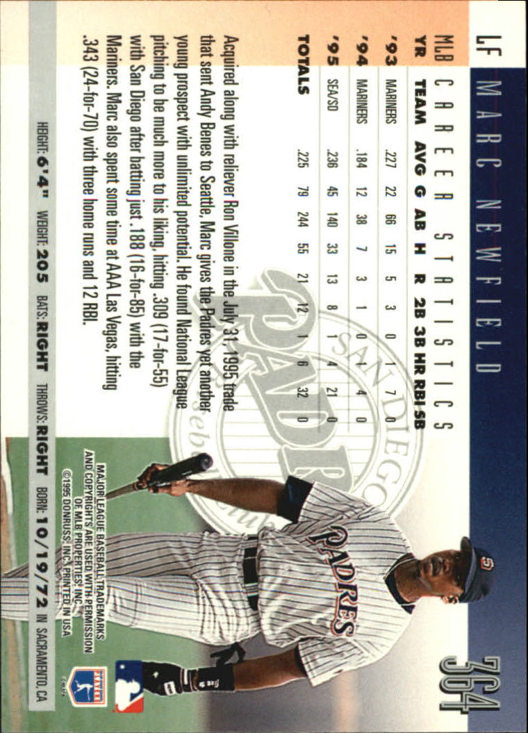 1996 Donruss Baseball Card Pick 302-549 - Picture 121 of 481