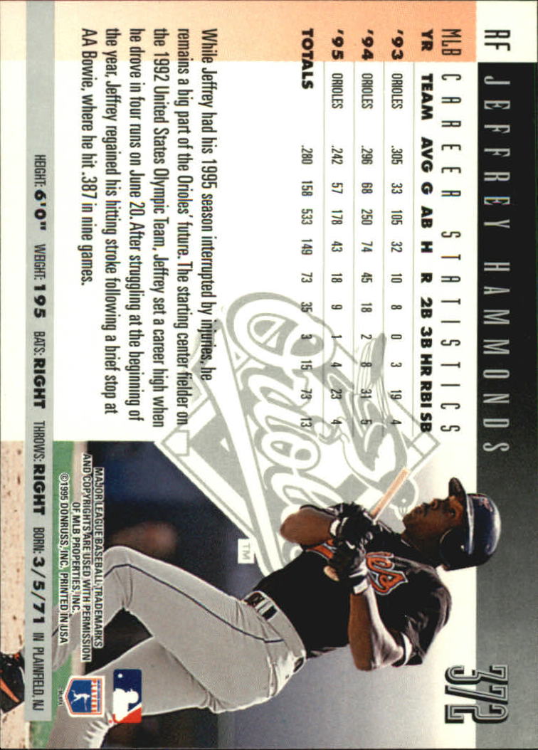 1996 Donruss Baseball Card Pick 302-549 - Picture 137 of 481