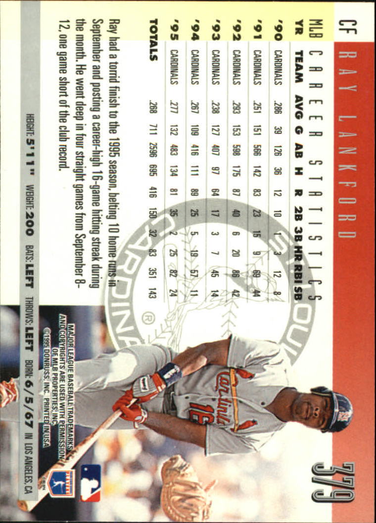 1996 Donruss Baseball Card Pick 302-549 - Picture 151 of 481
