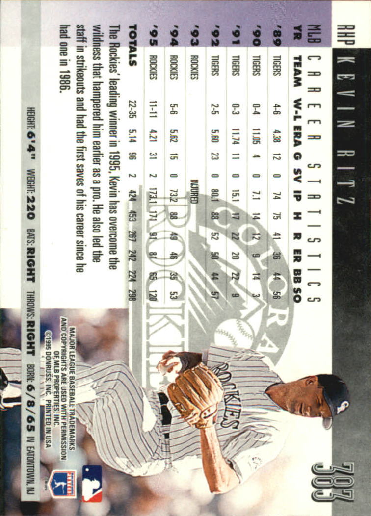 1996 Donruss Baseball Card Pick 302-549 - Picture 159 of 481