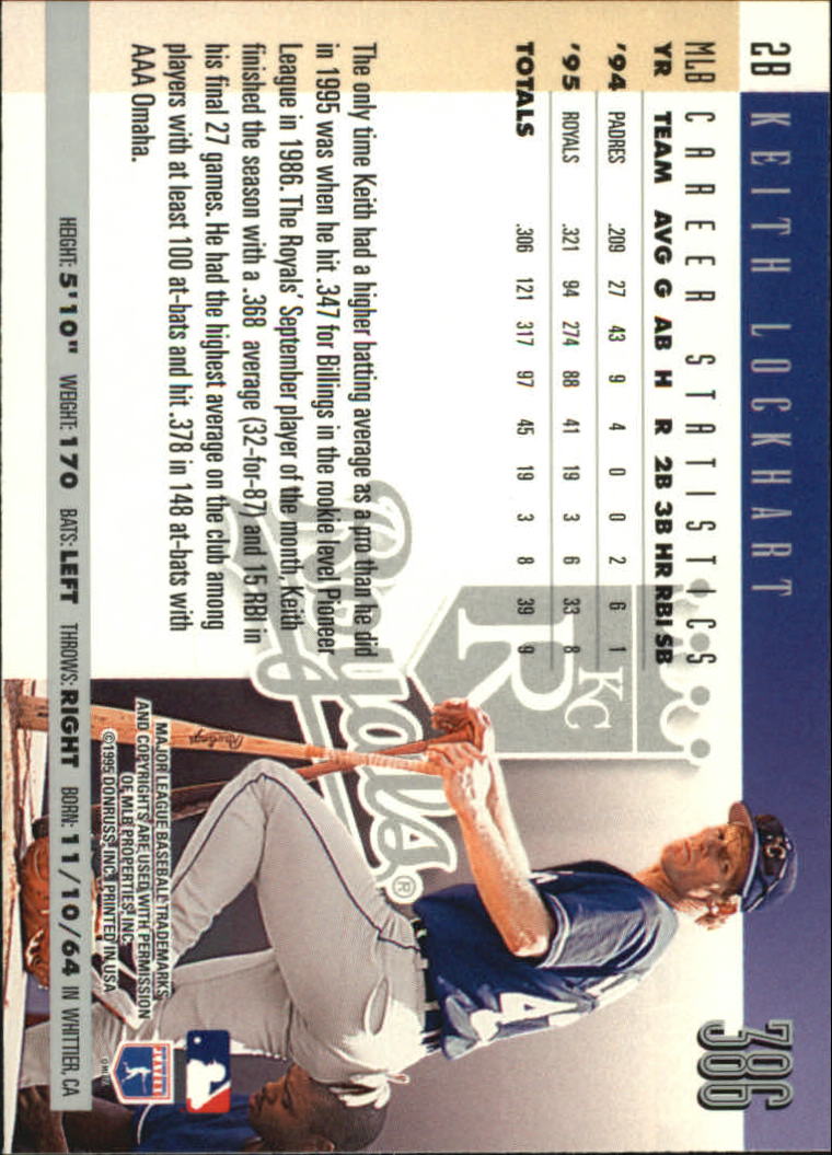 1996 Donruss Baseball Card Pick 302-549 - Picture 165 of 481