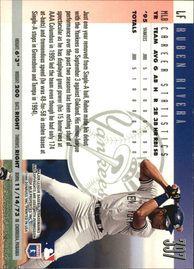 1996 Donruss Baseball Card Pick 302-549 - Picture 187 of 481