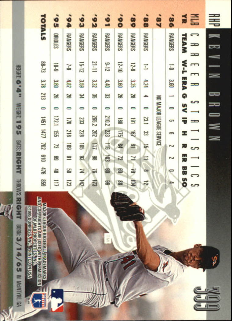 1996 Donruss Baseball Card Pick 302-549 - Picture 191 of 481