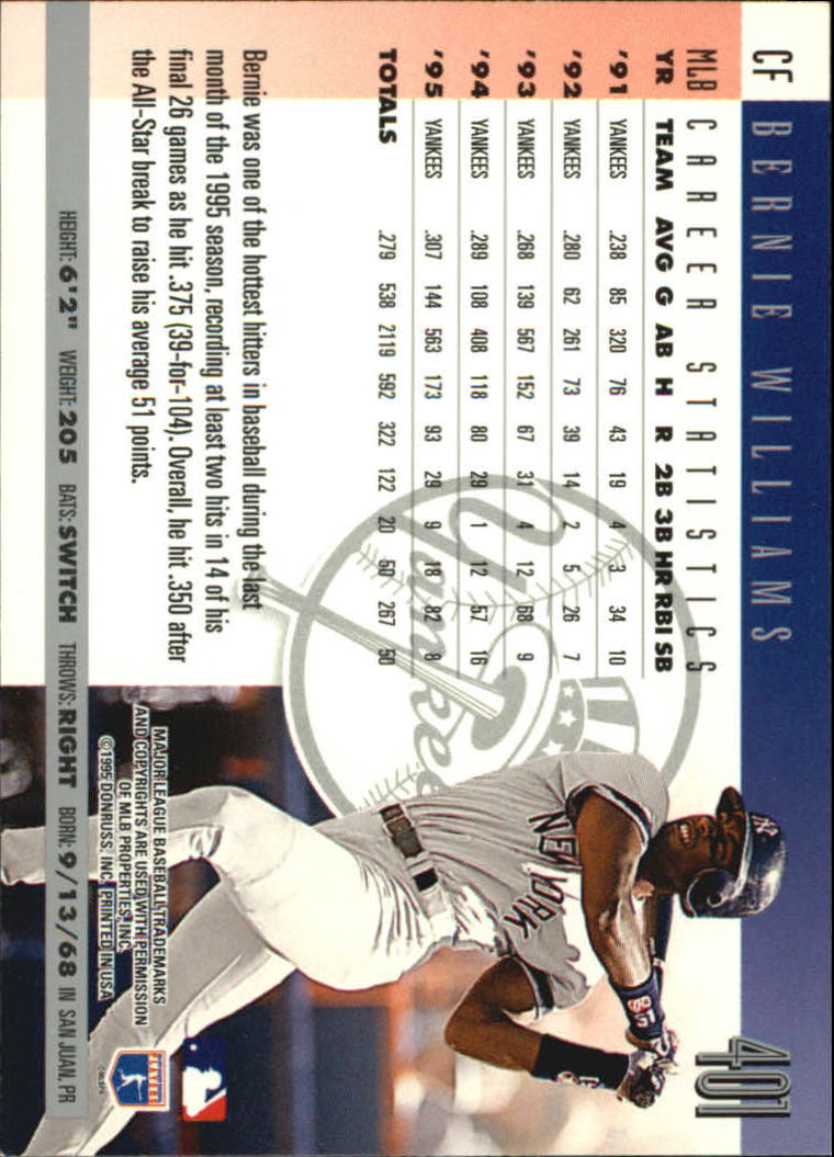 1996 Donruss Baseball Card Pick 302-549 - Picture 195 of 481