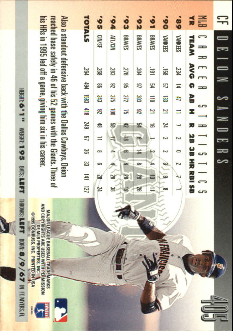 1996 Donruss Baseball Card Pick 302-549 - Picture 203 of 481