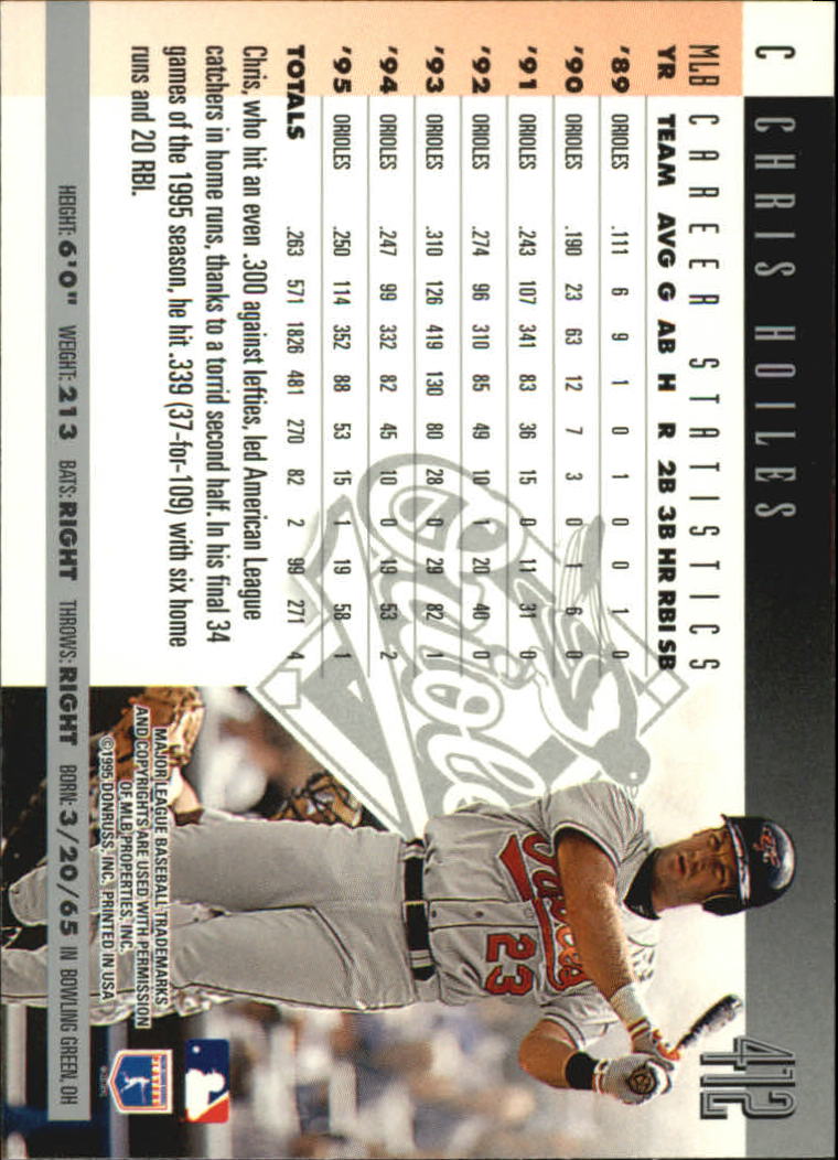 1996 Donruss Baseball Card Pick 302-549 - Picture 217 of 481