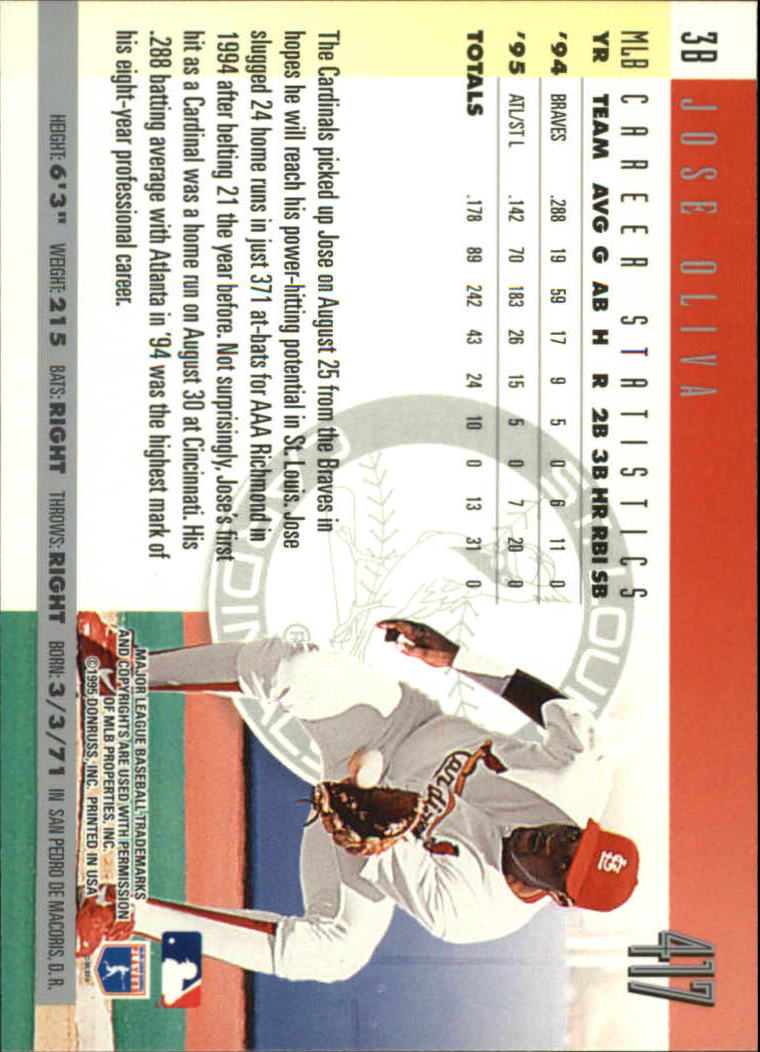 1996 Donruss Baseball Card Pick 302-549 - Picture 227 of 481